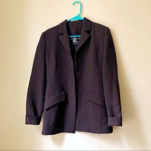 Brown oversized Burberry blazer